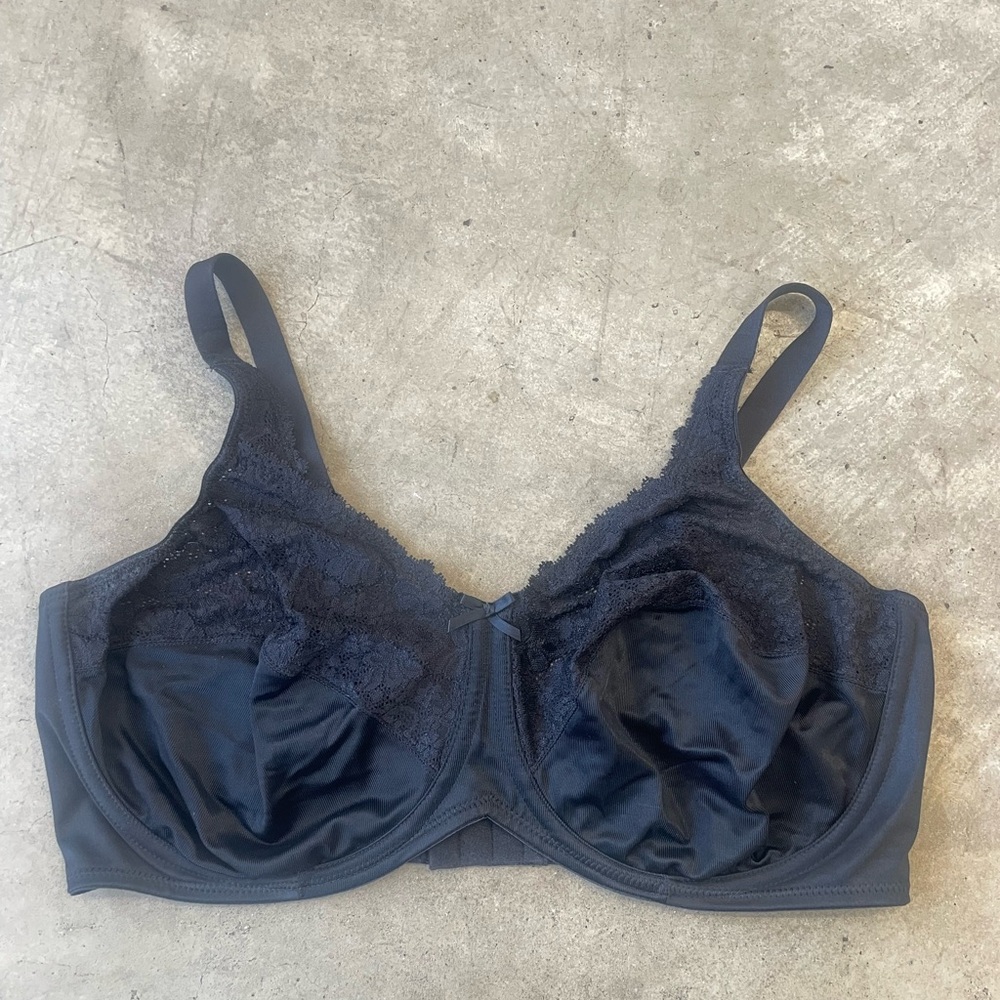Lilyette Midnight Lace Bra 40DD plus size bra